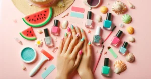 Bright and Easy Summer Nail Art Ideas