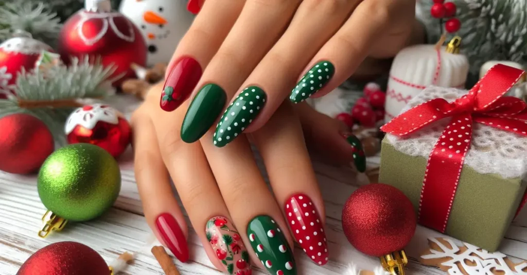 Christmas Polka Dots