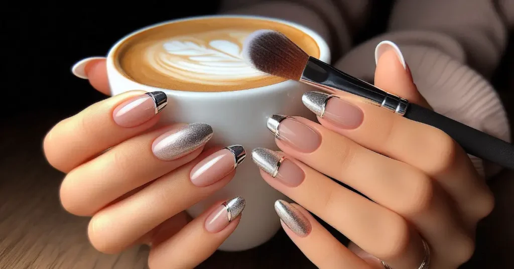 Chrome French Tips