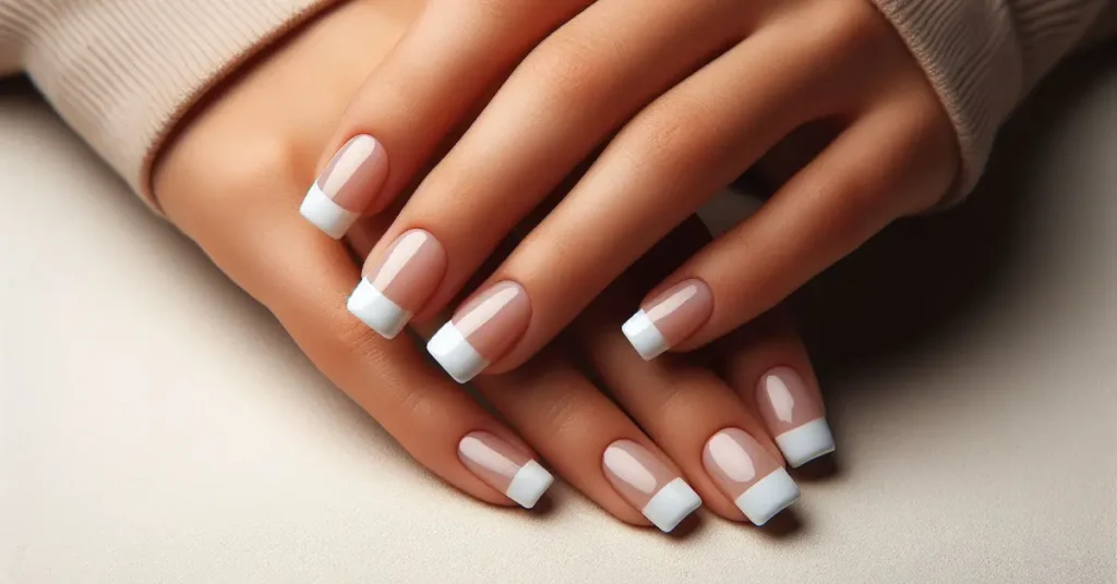 French Tip Squares
