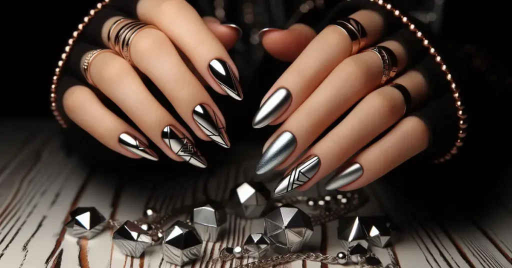 Geometric Chrome Inlays