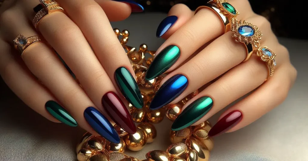 Jewel-Toned Almond