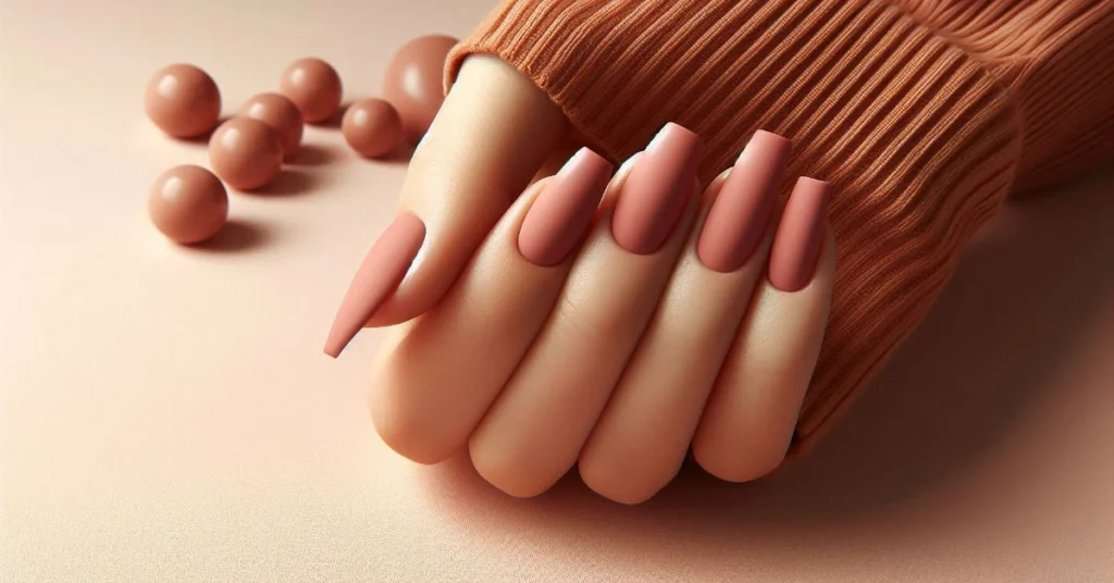 Matte Peach Vibes