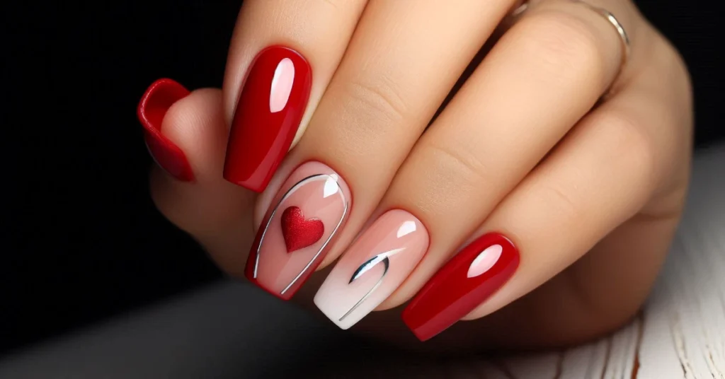 Negative Space Hearts