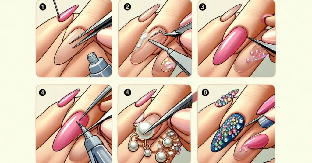 Step-by-Step 3D Nail Art Application